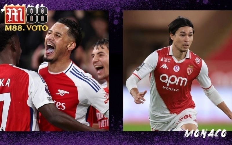 arsenal đấu với monaco
