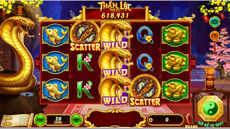 Giao diện game nổ hũ online